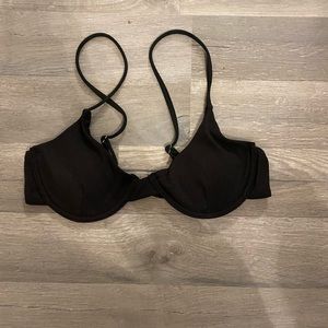 ribbed underwire top